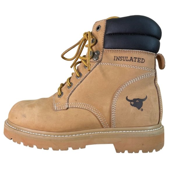 Texas Steer Steel Toes Insulated Boots Men\'s Size 6.5 main image 4